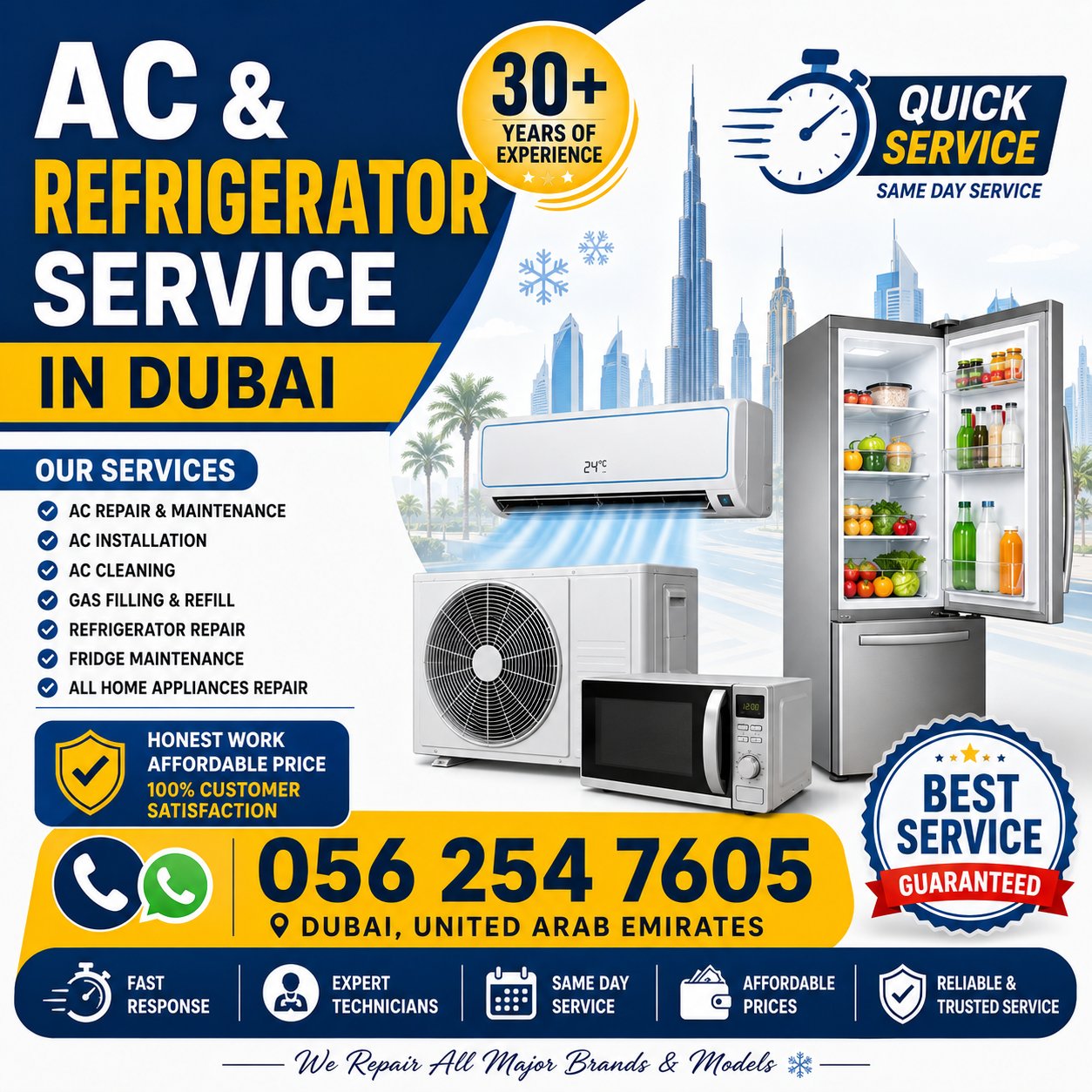 Home appliance repair Dubai